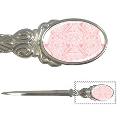 A Pink And White Abstract Design On A White Background Letter Opener by catchydesignhill