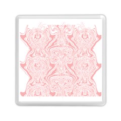 A Pink And White Abstract Design On A White Background Memory Card Reader (square) by catchydesignhill