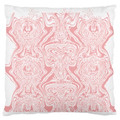 A Pink And White Abstract Design On A White Background Standard Premium Plush Fleece Cushion Case (two Sides) by catchydesignhill