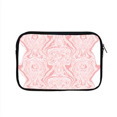 A Pink And White Abstract Design On A White Background Apple Macbook Pro 15  Zipper Case by catchydesignhill