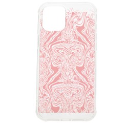 A Pink And White Abstract Design On A White Background Iphone 12 Pro Max Tpu Uv Print Case by catchydesignhill