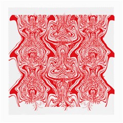 A Red And White Image Of A Pattern On A White Background Medium Glasses Cloth by catchydesignhill