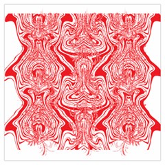 A Red And White Image Of A Pattern On A White Background Lightweight Scarf  by catchydesignhill