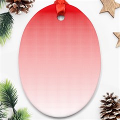 A Red And White Background With Small Squares Ornament (oval)