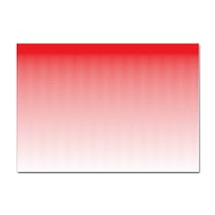 A Red And White Background With Small Squares Sticker A4 (10 Pack) by catchydesignhill