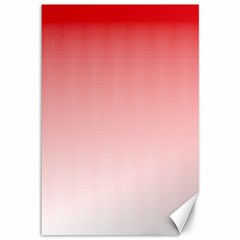 A Red And White Background With Small Squares Canvas 12  X 18  by catchydesignhill