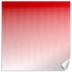 A Red And White Background With Small Squares Canvas 16  X 16  by catchydesignhill