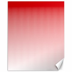 A Red And White Background With Small Squares Canvas 11  X 14  by catchydesignhill