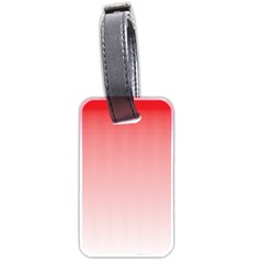 A Red And White Background With Small Squares Luggage Tag (two Sides) by catchydesignhill