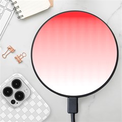 A Red And White Background With Small Squares Wireless Fast Charger(black) by catchydesignhill