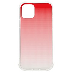 A Red And White Background With Small Squares Iphone 12/12 Pro Tpu Uv Print Case by catchydesignhill