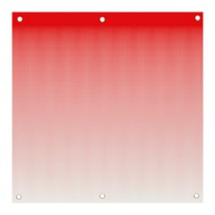 A Red And White Background With Small Squares Banner And Sign 3  X 3  by catchydesignhill