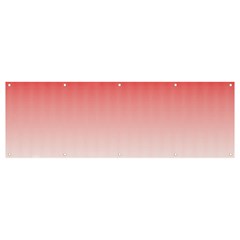 A Red And White Background With Small Squares Banner And Sign 12  X 4  by catchydesignhill