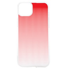 A Red And White Background With Small Squares Iphone 15 Tpu Uv Print Case by catchydesignhill