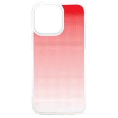 A Red And White Background With Small Squares Iphone 15 Plus Tpu Uv Print Case by catchydesignhill