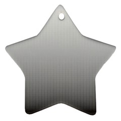 A Black And White Photo Of A Wall Star Ornament (two Sides)