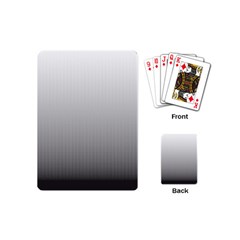 A Black And White Photo Of A Wall Playing Cards Single Design (mini)