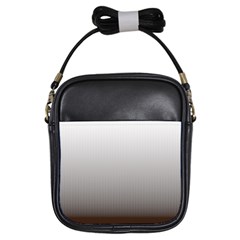 A Black And White Photo Of A Wall Girls Sling Bag by catchydesignhill