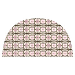 A Pink And Brown Pattern On A White Background Anti Scalding Pot Cap by catchydesignhill