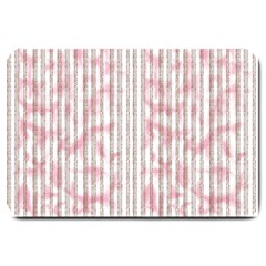 A Pink And White Striped Background Large Doormat by catchydesignhill