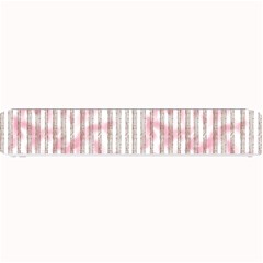 A Pink And White Striped Background Small Bar Mat by catchydesignhill