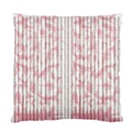 A Pink And White Striped Background Standard Cushion Case (Two Sides) Back