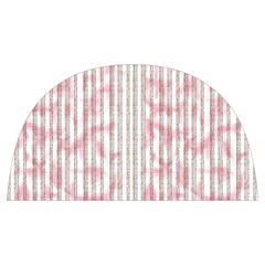 A Pink And White Striped Background Anti Scalding Pot Cap by catchydesignhill