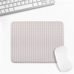 A White Background With A Brown Pattern On It Small Mousepad by catchydesignhill