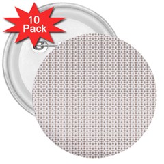 A White Background With A Brown Pattern On It 3  Buttons (10 Pack)  by catchydesignhill