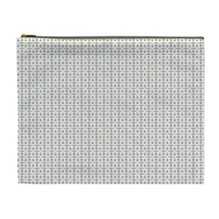 A White Background With A Brown Pattern On It Cosmetic Bag (xl) by catchydesignhill