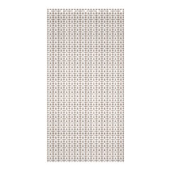 A White Background With A Brown Pattern On It Shower Curtain 36  X 72  (stall)  by catchydesignhill