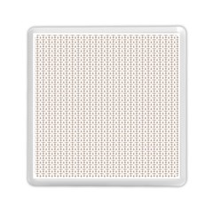 A White Background With A Brown Pattern On It Memory Card Reader (square) by catchydesignhill