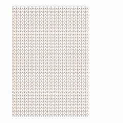 A White Background With A Brown Pattern On It Small Garden Flag (two Sides) by catchydesignhill