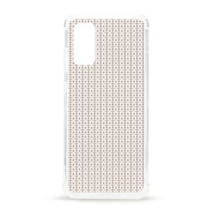 A White Background With A Brown Pattern On It Samsung Galaxy S20 6 2 Inch Tpu Uv Case by catchydesignhill