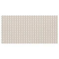 A White Background With A Brown Pattern On It Banner And Sign 4  X 2  by catchydesignhill