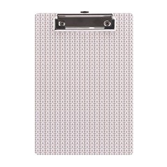 A White Background With A Brown Pattern On It A5 Acrylic Clipboard by catchydesignhill