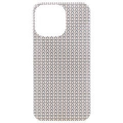 A White Background With A Brown Pattern On It Iphone 15 Pro Max Black Uv Print Pc Hardshell Case