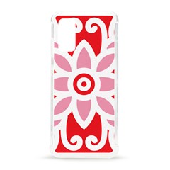 A Red And White Pattern With A Flower On It Samsung Galaxy S20 6 2 Inch Tpu Uv Case by catchydesignhill