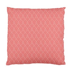 A Red And White Background With A Pattern Standard Cushion Case (one Side) by catchydesignhill