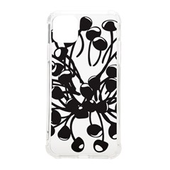 A Black And White Picture Of A Bunch Of Flowers Iphone 11 Pro Max 6 5 Inch Tpu Uv Print Case by catchydesignhill