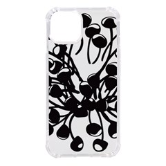 A Black And White Picture Of A Bunch Of Flowers Iphone 14 Tpu Uv Print Case by catchydesignhill