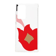 A Red Flower With A Black Background Samsung Galaxy Note 20 Ultra Tpu Uv Case by catchydesignhill