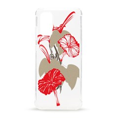 A Design Of A Red Flower On A White Background Samsung Galaxy S20 6 2 Inch Tpu Uv Case by catchydesignhill