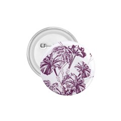 A Drawing Of A Plant With Purple Flowers 1 75  Buttons by catchydesignhill