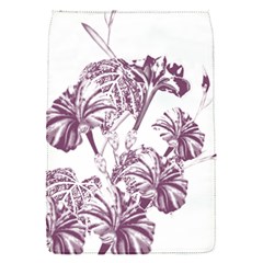 A Drawing Of A Plant With Purple Flowers Removable Flap Cover (s) by catchydesignhill