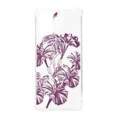 A Drawing Of A Plant With Purple Flowers Samsung Galaxy S20 Plus 6 7 Inch Tpu Uv Case by catchydesignhill