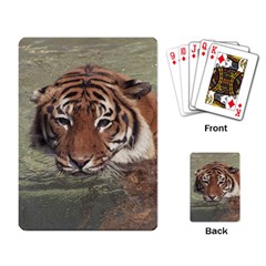 Swimming Tiger Playing Cards Single Design (rectangle)