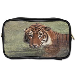 Swimming Tiger Toiletries Bag (one Side) by ExtraGoodSauce