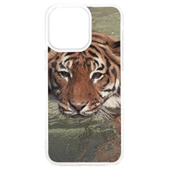 Swimming Tiger Iphone 15 Pro Max Tpu Uv Print Case by ExtraGoodSauce