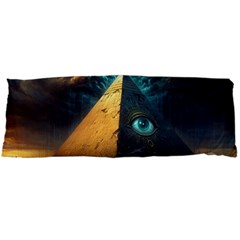 Mystic Blue Pyramid Art Body Pillow Case Dakimakura (two Sides) by ExtraGoodSauce